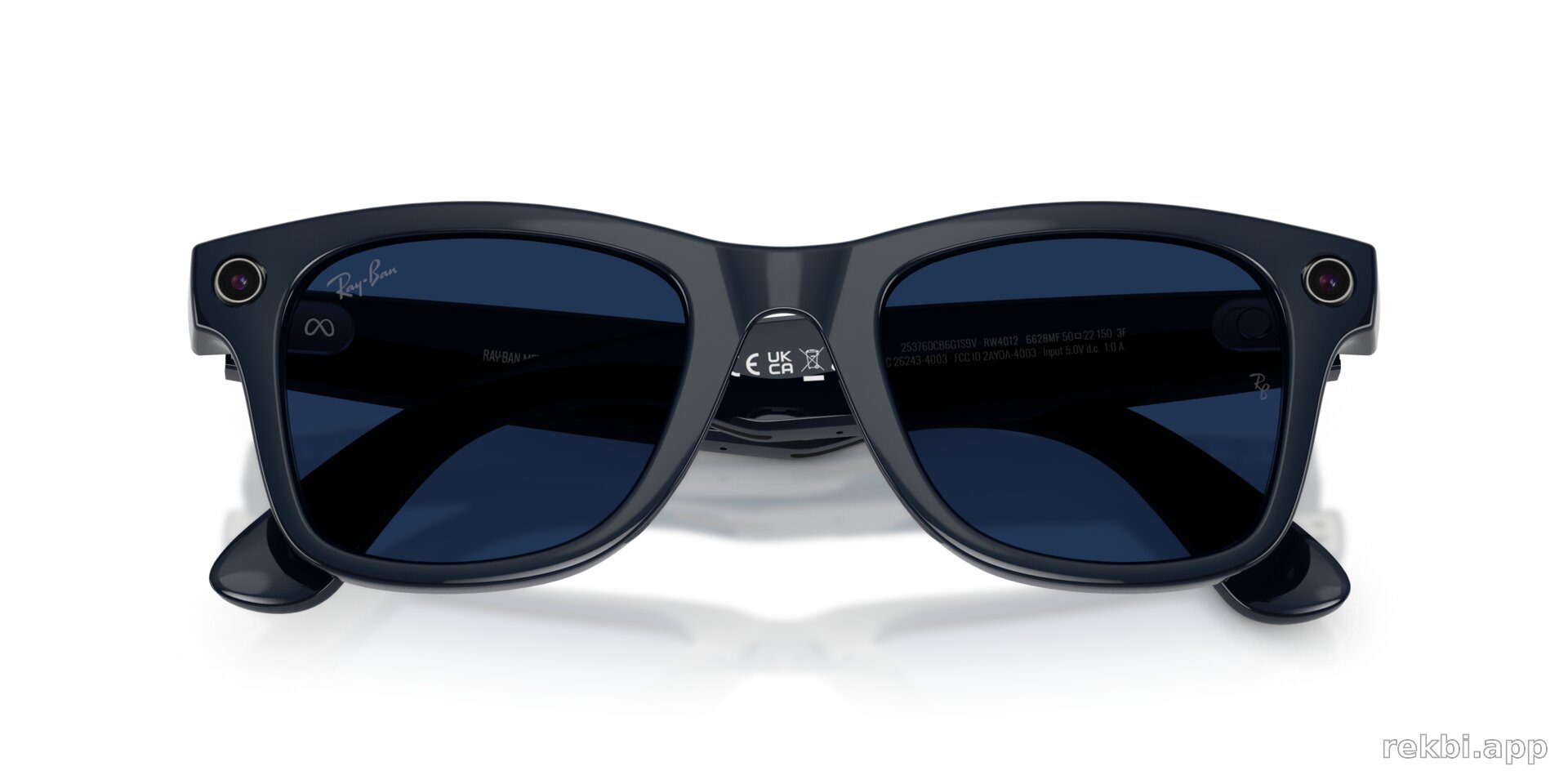 Meta Ray-Ban Wayfarer Gen2 S50 (F Shiny Cosmic Blue, L Transitions Sapphire) RW4012