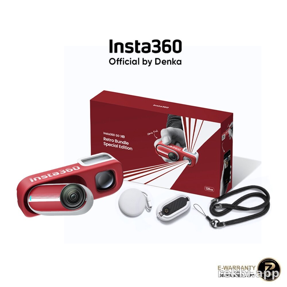 Insta 360 GO 3S Retro Bundle Special Edition Red 64GB