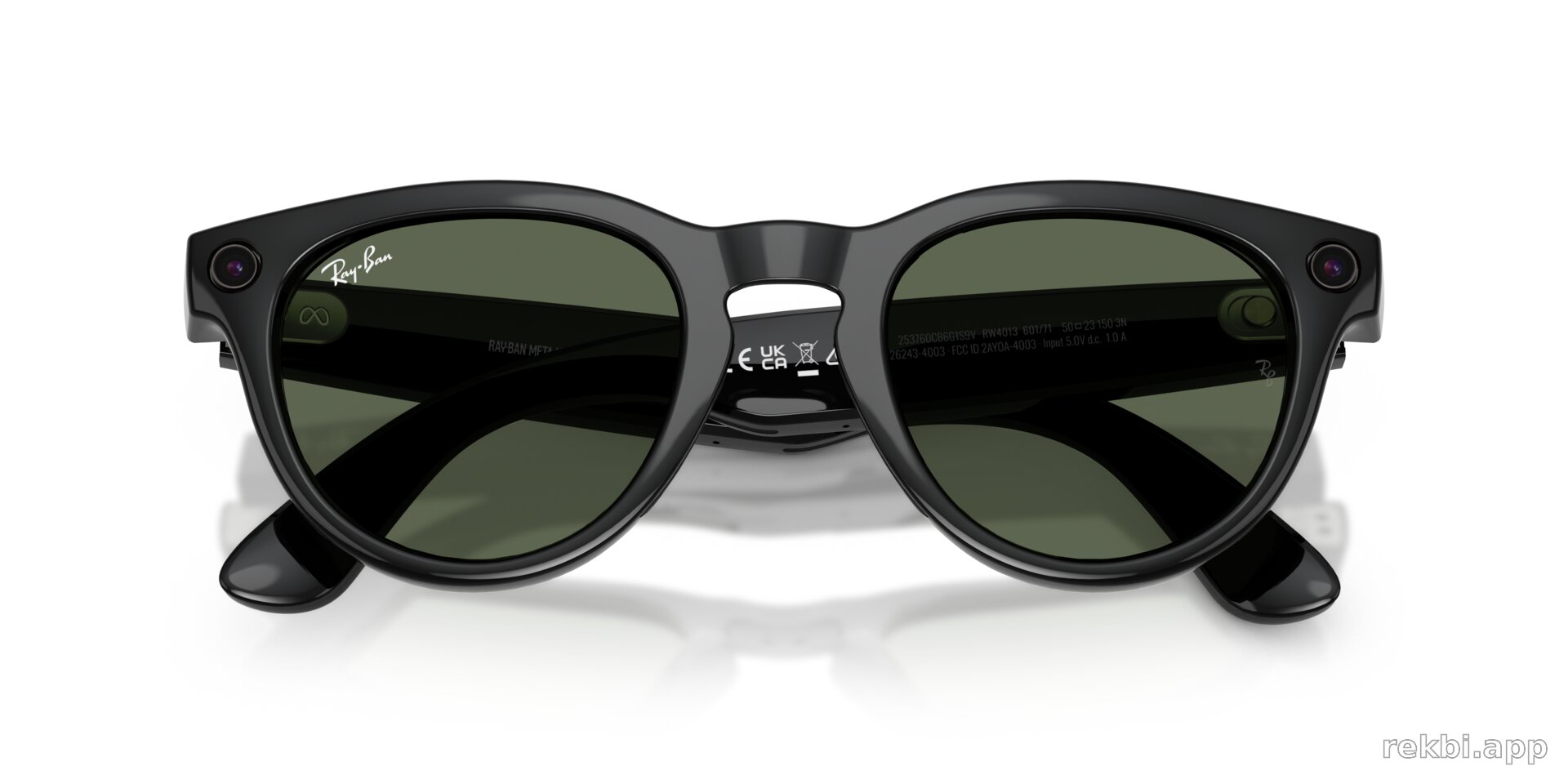 Meta Ray-Ban Headliner Gen2 S51 (F Shiny Black, L G15 Green) RW4013F