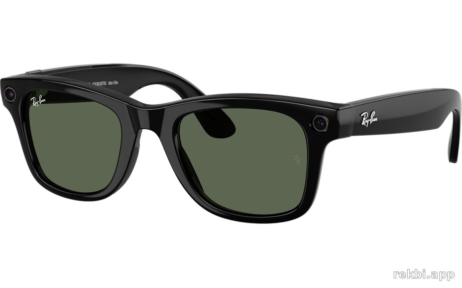 Ray-Ban Meta Wayfarer RW4012 Shiny Black/G15 Green (Gen 2) (размер L)