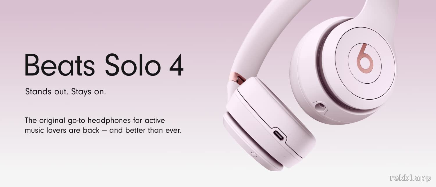 Beats Solo 4 Metalllic Pink